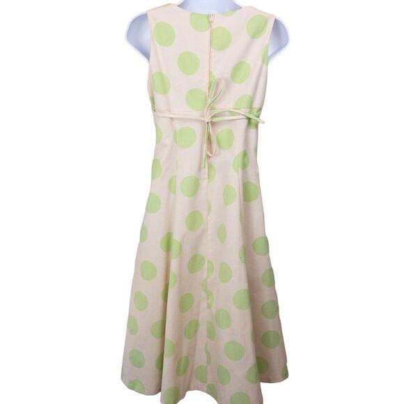 Bonnie Jean Full Length Girls Pink and Lime Green Party Dress, 16 - Picture 3 of 8